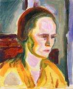 Edvard Munch  - Bilder Gemälde - Portrait of Female Model