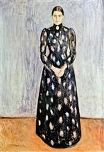 Edvard Munch  - Bilder Gemälde - Portrait of Inger Munch