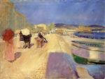 Edvard Munch  - Bilder Gemälde - Promenade des Anglais