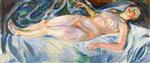 Edvard Munch  - Bilder Gemälde - Reclining Nude