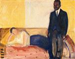 Edvard Munch  - Bilder Gemälde - Reclining Woman and Standing African