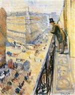Edvard Munch  - Bilder Gemälde - Rue Lafayette