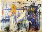 Edvard Munch  - Bilder Gemälde - Separation