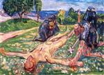 Edvard Munch  - Bilder Gemälde - Sigurd Slembe