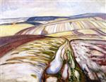 Edvard Munch  - Bilder Gemälde - Snow Landscape, Thüringen