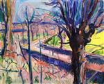 Edvard Munch  - Bilder Gemälde - Spring Day in Jeløya