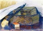 Edvard Munch  - Bilder Gemälde - Still Life with Pipe and Bibles