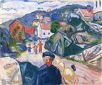 Edvard Munch  - Bilder Gemälde - Street in Kragerø