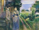 Edvard Munch  - Bilder Gemälde - Summer Evening