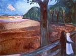 Edvard Munch  - Bilder Gemälde - Summer Night