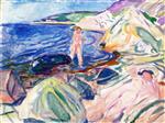 Edvard Munch  - Bilder Gemälde - Sunbathing