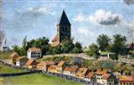 Edvard Munch  - Bilder Gemälde - Talthusbakken with Gamle Aker Church