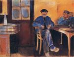 Edvard Munch  - Bilder Gemälde - Tavern in St. Cloud