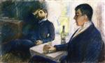 Edvard Munch  - Bilder Gemälde - The Absinth Drinkers