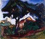 Edvard Munch  - Bilder Gemälde - The Apple Tree