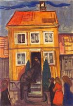 Edvard Munch  - Bilder Gemälde - The Coffin is Carried Out