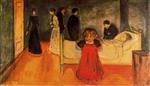 Edvard Munch  - Bilder Gemälde - The Dead Mother and Child