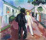 Edvard Munch  - Bilder Gemälde - The Fight