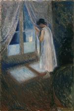 Edvard Munch  - Bilder Gemälde - The Girl by the Window