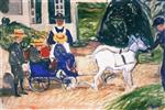 Edvard Munch  - Bilder Gemälde - The Goatcart