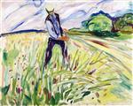 Edvard Munch  - Bilder Gemälde - The Haymaker