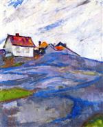 Edvard Munch  - Bilder Gemälde - The House in the Skerries