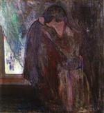 Edvard Munch  - Bilder Gemälde - The Kiss