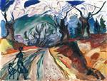 Edvard Munch  - Bilder Gemälde - The Magic Forest