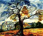 Edvard Munch  - Bilder Gemälde - The Oak