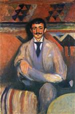 Edvard Munch  - Bilder Gemälde - The Painter Jacob Bratland