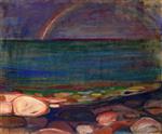 Edvard Munch  - Bilder Gemälde - The Rainbow