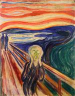 Edvard Munch  - Bilder Gemälde - The Scream
