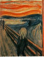 Edvard Munch  - Bilder Gemälde - The Scream