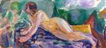 Edvard Munch  - Bilder Gemälde - The Secret