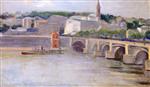 Edvard Munch  - Bilder Gemälde - The Seine at Saint-Cloud