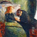 Edvard Munch  - Bilder Gemälde - The Sick Child