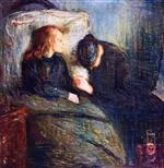 Edvard Munch  - Bilder Gemälde - The Sick Child