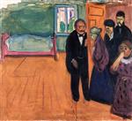 Edvard Munch  - Bilder Gemälde - The Smell of Death