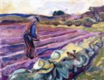 Edvard Munch  - Bilder Gemälde - The Sower