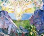 Edvard Munch  - Bilder Gemälde - The Sun