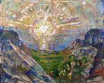 Edvard Munch  - Bilder Gemälde - The Sun
