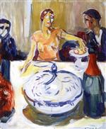 Edvard Munch  - Bilder Gemälde - The Wedding of the Bohemian