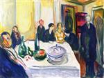 Edvard Munch  - Bilder Gemälde - The Wedding of the Bohemian