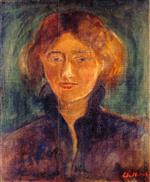 Edvard Munch  - Bilder Gemälde - Tulla Larsen