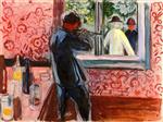Edvard Munch  - Bilder Gemälde - Uninvited Guests