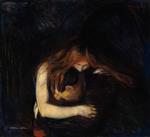 Edvard Munch  - Bilder Gemälde - Vampire