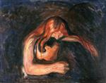 Edvard Munch  - Bilder Gemälde - Vampire