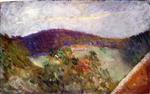 Edvard Munch  - Bilder Gemälde - View from Hauketo