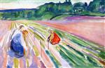 Edvard Munch  - Bilder Gemälde - Weeding
