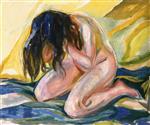 Edvard Munch  - Bilder Gemälde - Weeping Nude